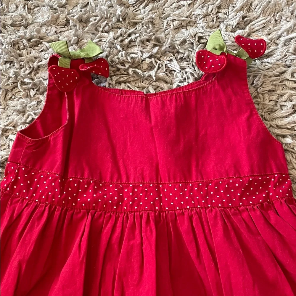 2012 Gymboree “Cherry Cute” Red Polka Dot Sundress, Size, 5T